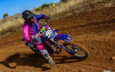 Julián Estepa, en la edición número 12 del Campeonato Provincial de Motocross de Córdoba.