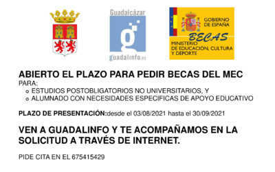 Abierto plazo para solicitar Becas Me